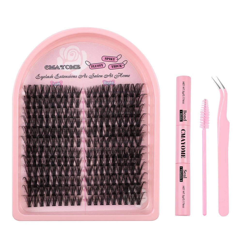 216 Clusters D Song Single Cluster False Eyelashes Natural Thick Simulation Daily Makeup Segmented Multi-Hair Eyelashes