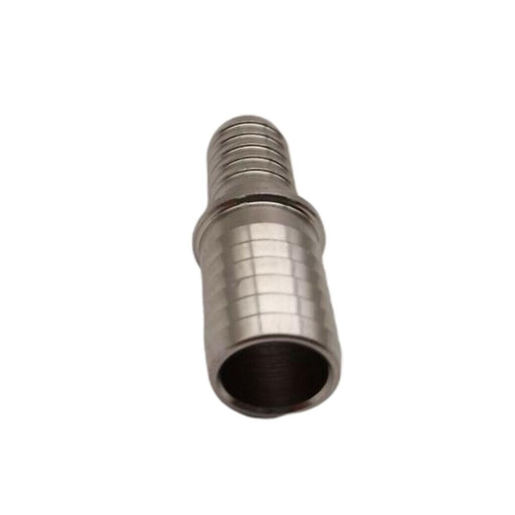 FOOD GRADE STAINLESS STEEL 7/16" x 9/16" BARB Reducer FITTING ADAPTER COUPLER