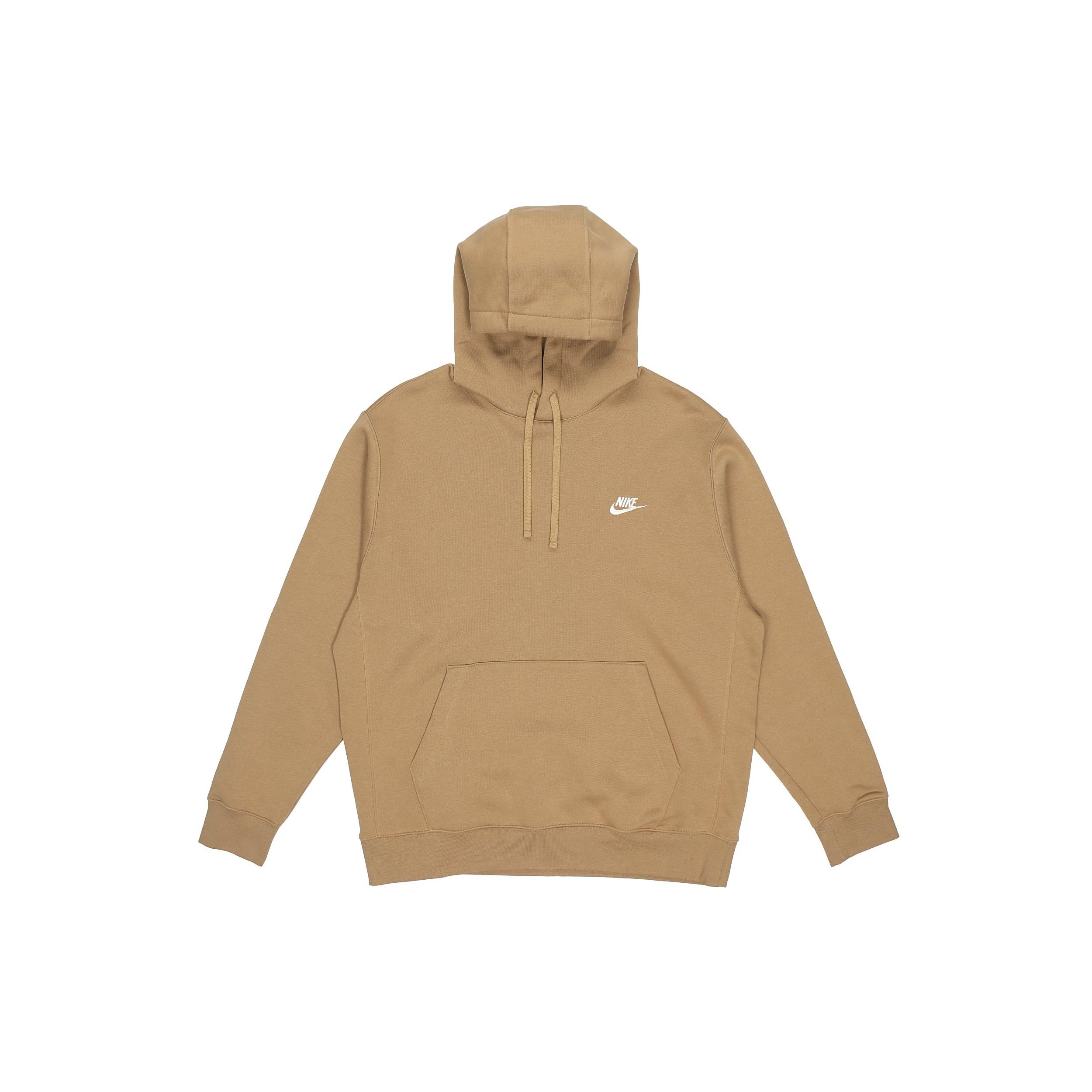 Nike Sportswear Club Fleece Stay Warm Pullover hooded Sports Khaki Men s BV2655-258 S