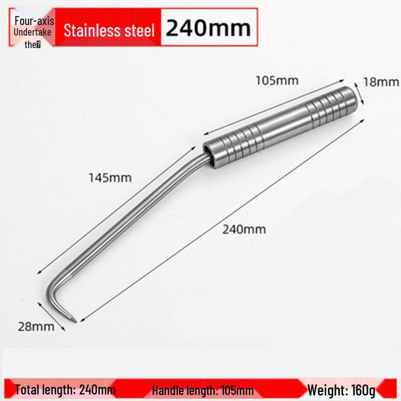 Edelstahl Bewehrungsbindehaken mit vier Lagern