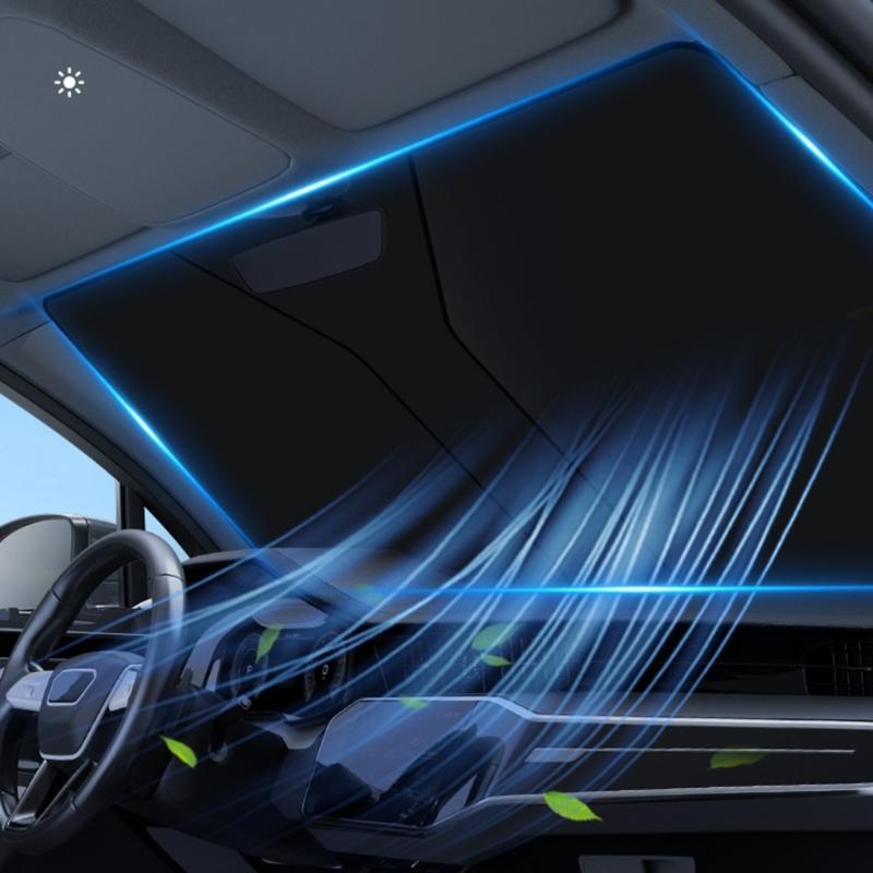 Car Sunvisor Heat Insulation Sunshade Foldable Sun Shade for Car SUV Sunlight Blocker Window Sun Shade
