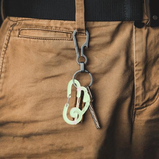 Acrylic Keychain Hook Clip Lightweight Pendant Decoration Key Bag Car Charm Key Chain Backpack Accessory