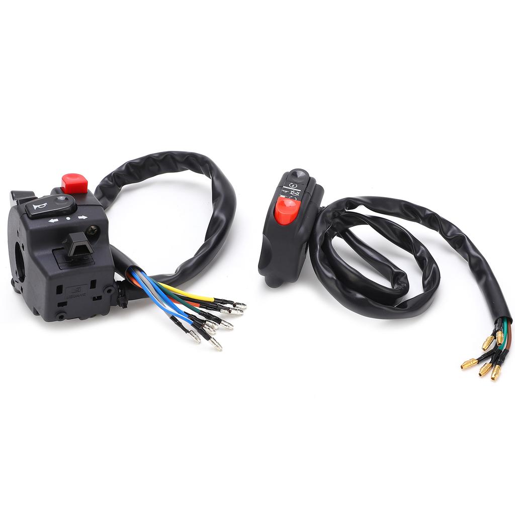 7 8in Handlebar Switch 12V Motorcycle Headlight Fog Lamp ON OFF Control Waterproof Replacement for Yamaha SR400