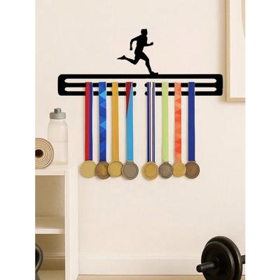 Wall Sculpture Metal Medal Hanger For Running Trophy Display Sports Decor