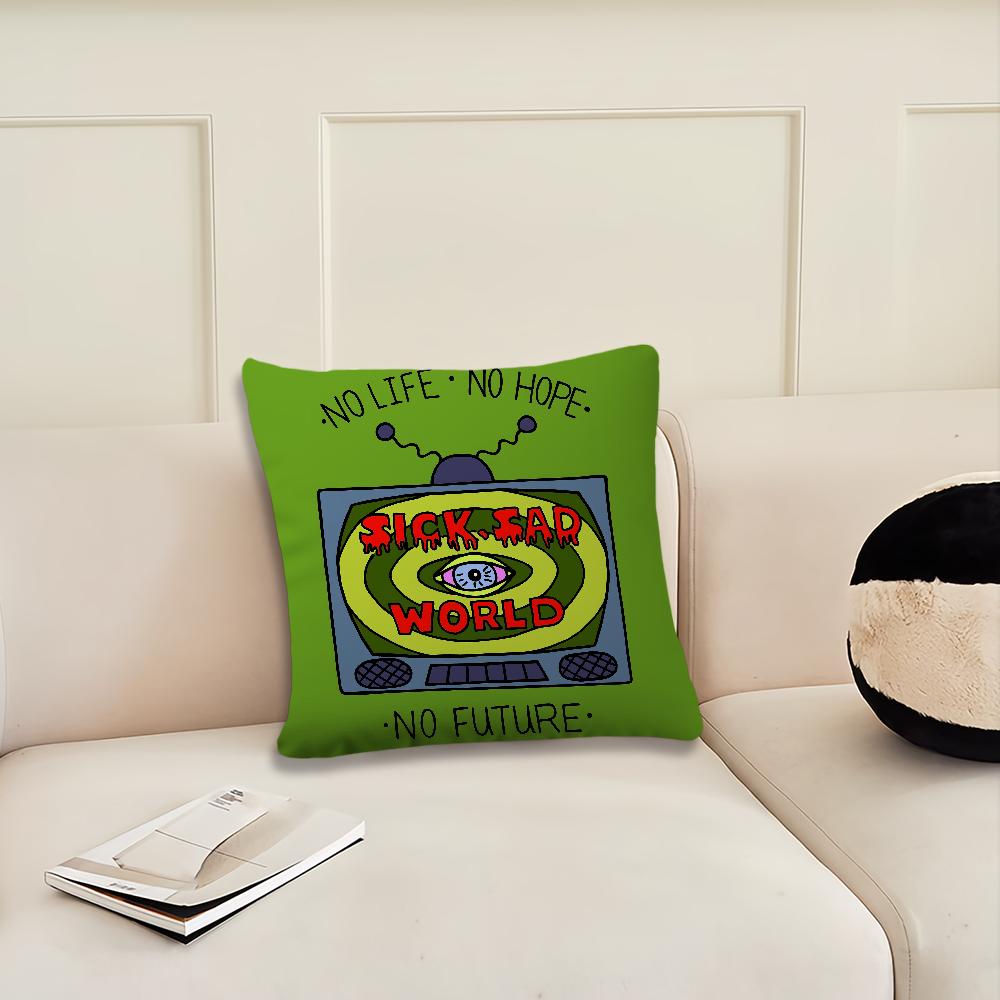 Cartoon D-Daria Fashion cushion cover Living Room Headboard Office Cushion Bedroom Cushion Sofa Nap Time Pillow Case