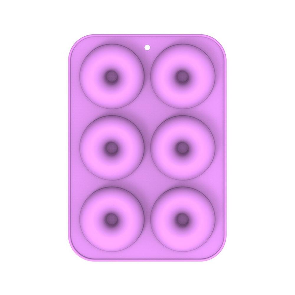 

Инструменты для выпечки в духовке, силиконовая форма для торта 8 и 6 с формой для пончиков фиолетовый