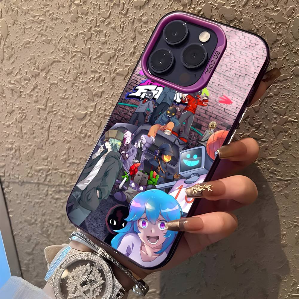 Game F-Friday Night F-Funkins Phone Case For iPhone 17,16,15,14,13,12,11Pro,XS,Max,Plus,Mini,SE4,E Purple Matte Shockproof Cover