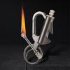 Briquet multifonctionnel à pétrole Porte-clés Décapsuleur Portable d'extérieur Allume-feu Accessoires pour fumer