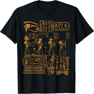 Egyptian Hieroglyphics Egypt Art Design T-Shirt