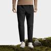 FILA Solid Color Lace-Up Sports Woven Casual Pants Men bottoms Deep-Black A11M417801F-BK