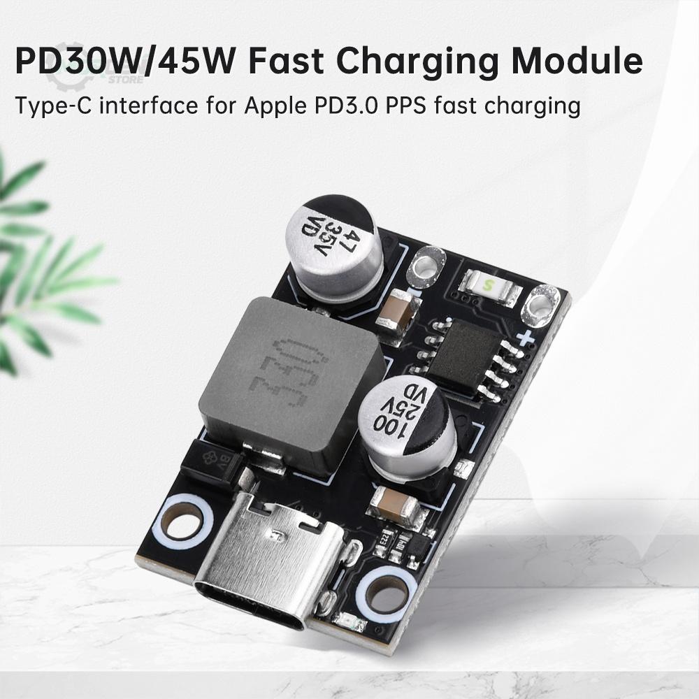 11W /11W Type-C USB QC1.1 QC1.1 DC-DC Buck Converter Charging Step Down Module PPS Fast Quick Charger Circuit Board Power Supply