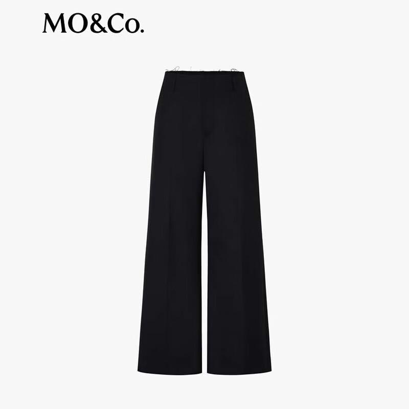 MO&Co. Women's Lightweight Warm Chic Wide-Leg Trousers