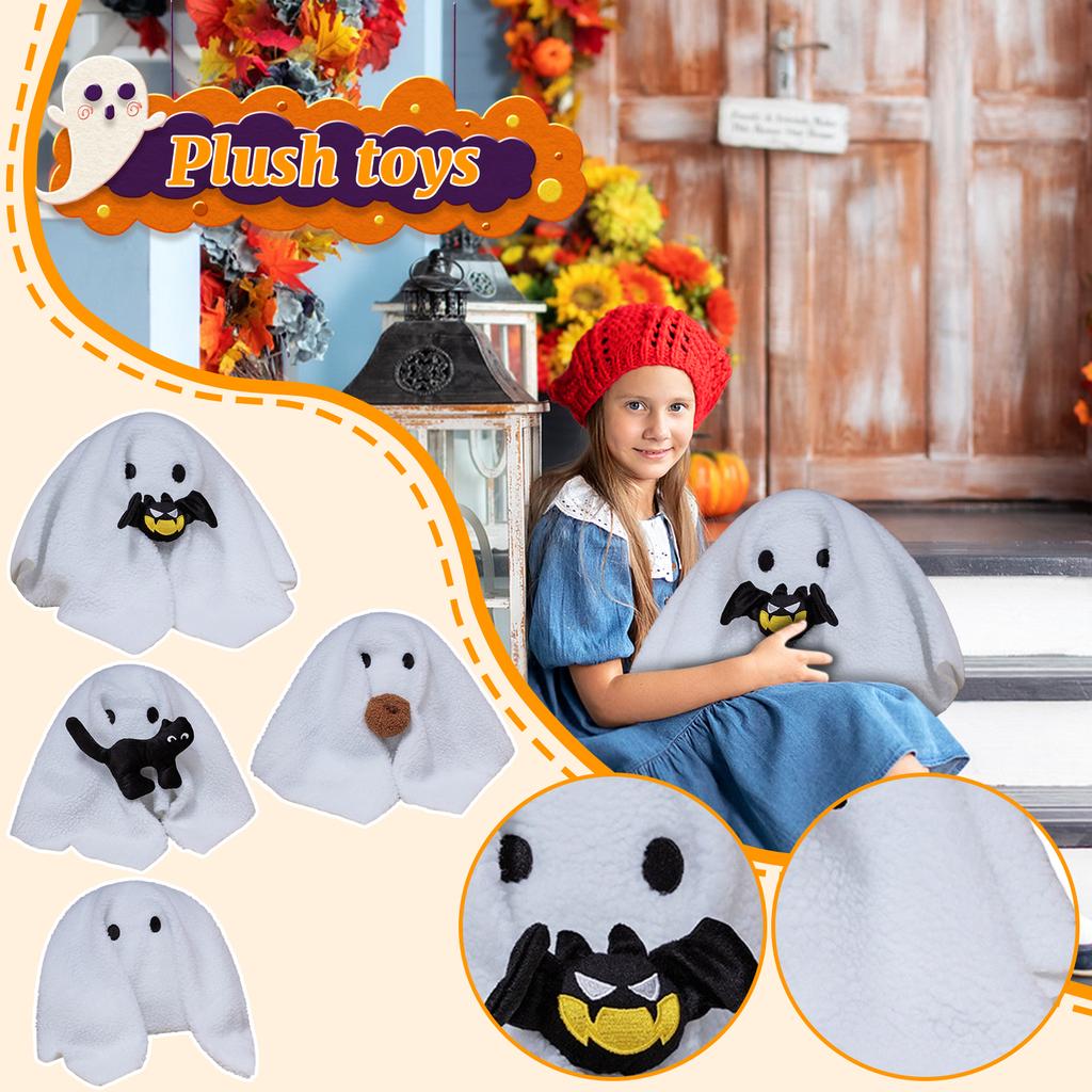 Halloween Ghosts Pumpkin Pillow Plush Doll Doll (without Label)