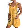 Women's Fashion Floral Print Jumpsuit Casual Jumpsuit Shorts