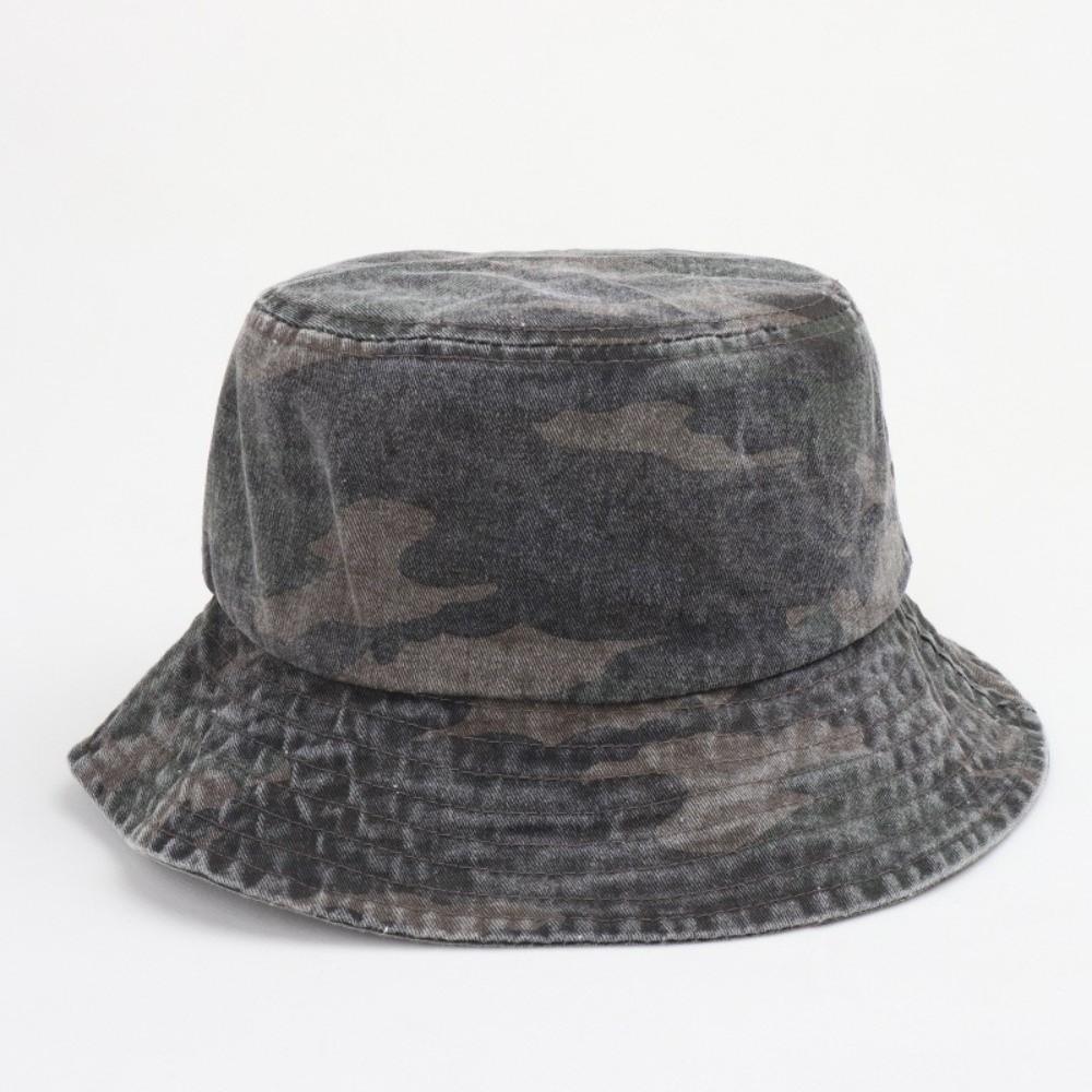 Sun Protection Panama Hat Washed Cotton Sun Cap Vintage Bucket Hat  Outdoor Travel 01