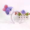 Lightweight Animal Ear Hairband For Active Kids Comfortable Cloth Hair Accessory For Daily Wear Photography