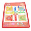 2 in 1 Snake and Ladder Flying Chess Set NonWoven Fabric Portable Family Table Game