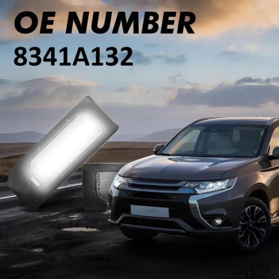 2pcs LED Plate License Light Full White Kit For 11-20 Mitsubishi Outlander Sport