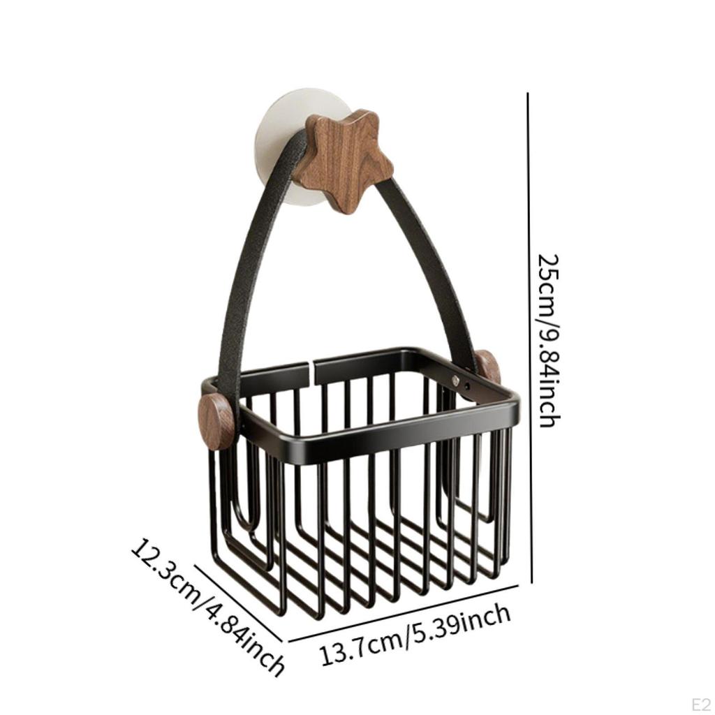 Hanging Kitchen Basket, Wall Mounted Decorative, Organizing Rustic Farmhouse Food Storage Fruit
