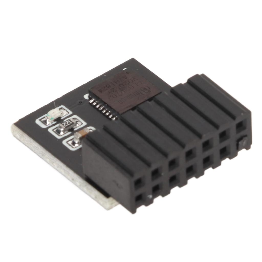TPM 2.0 Module 14 Pin SPI Encryption Secure Storage Remote Card System Component for Windows 11 2.0 for ASUS Motherboard
