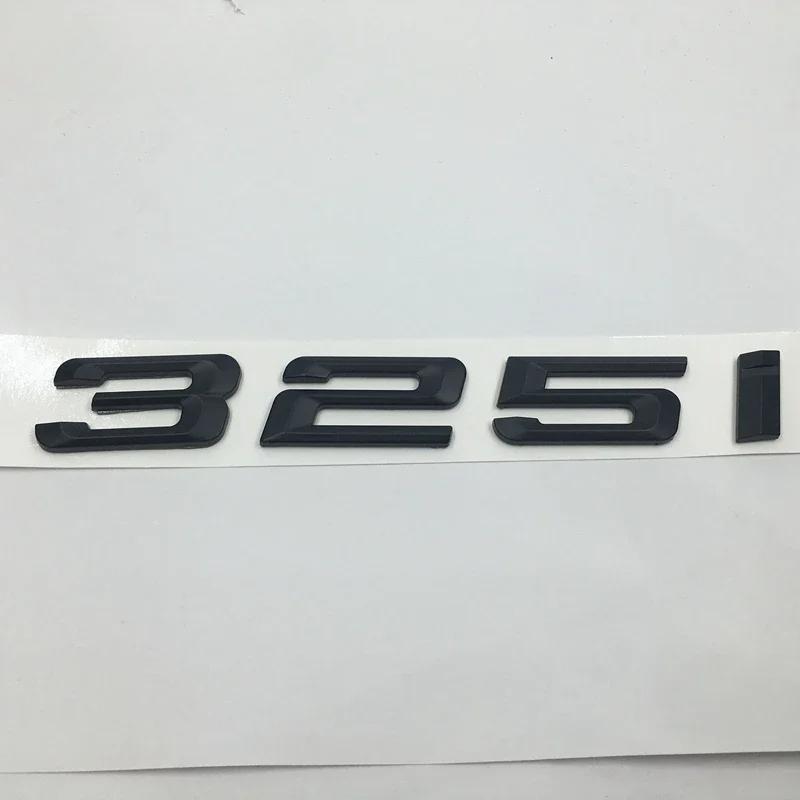 3D ABS Matt Black 320i 323i 325i 330i 335i Rear Boot Trunk Emblem lettering Badges Logo For BMW 3-series F30 F31 F34 E90 E46 AJ4