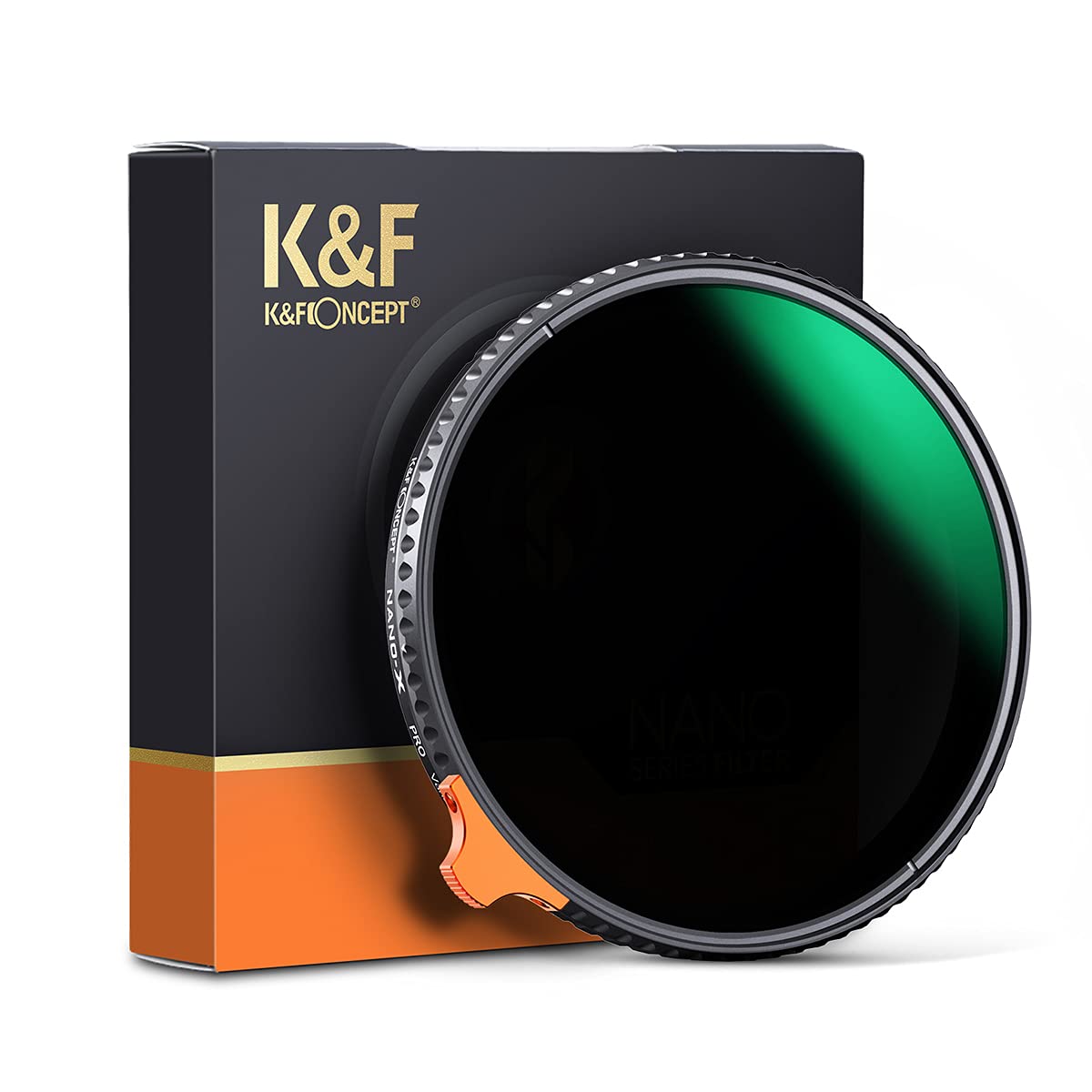 

Концептуальный переменный ND-фильтр 62 мм переменный K&F NANO-X ND2~ND400 KF-NNDX62