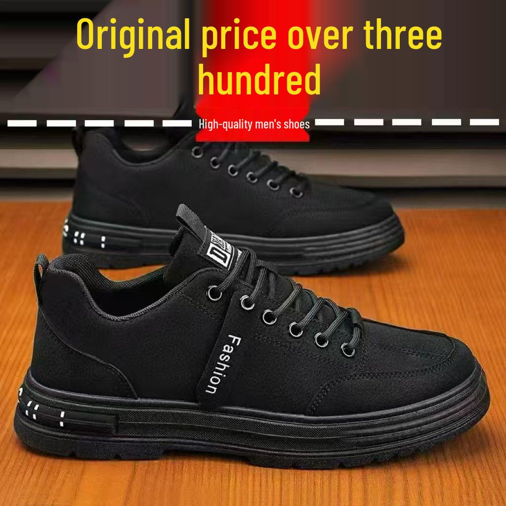 Men's Non-slip Breathable Work Shoes: Wear & Odor-resistant Casual Footwear