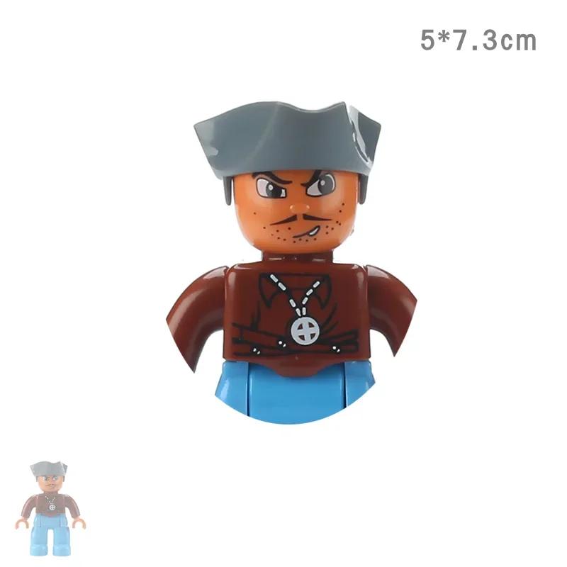 

Большой размер Строительный блок Приключенческий корабль Серия Совместимый Дупло Отважные пираты Остров сокровищ Детские подарки Игрушки для сборки