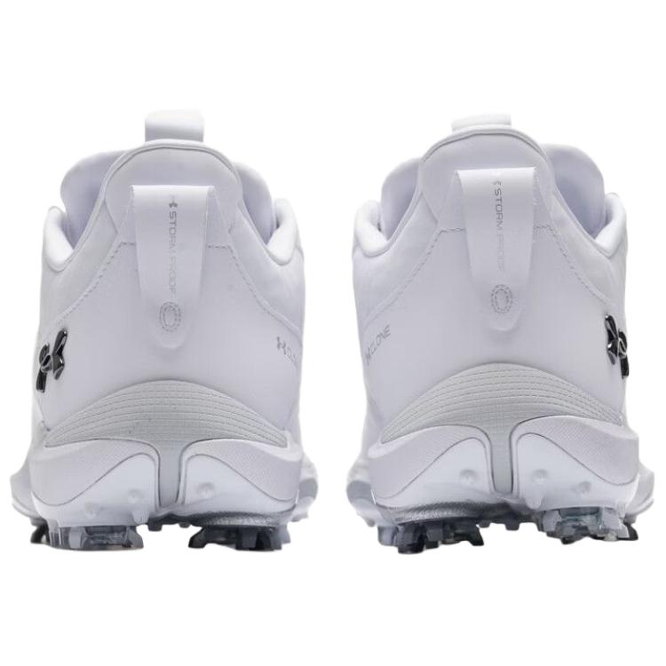 Under Armour Drive Pro Clone Comfortable Durable Breathable Wear-Resistant Low-Top Golf Shoes Men sneaker White 6006116-100