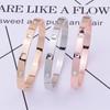 Square Cut Titanium Steel Bracelet: Korean Style, High-Quality, Simple Trendy Fashion