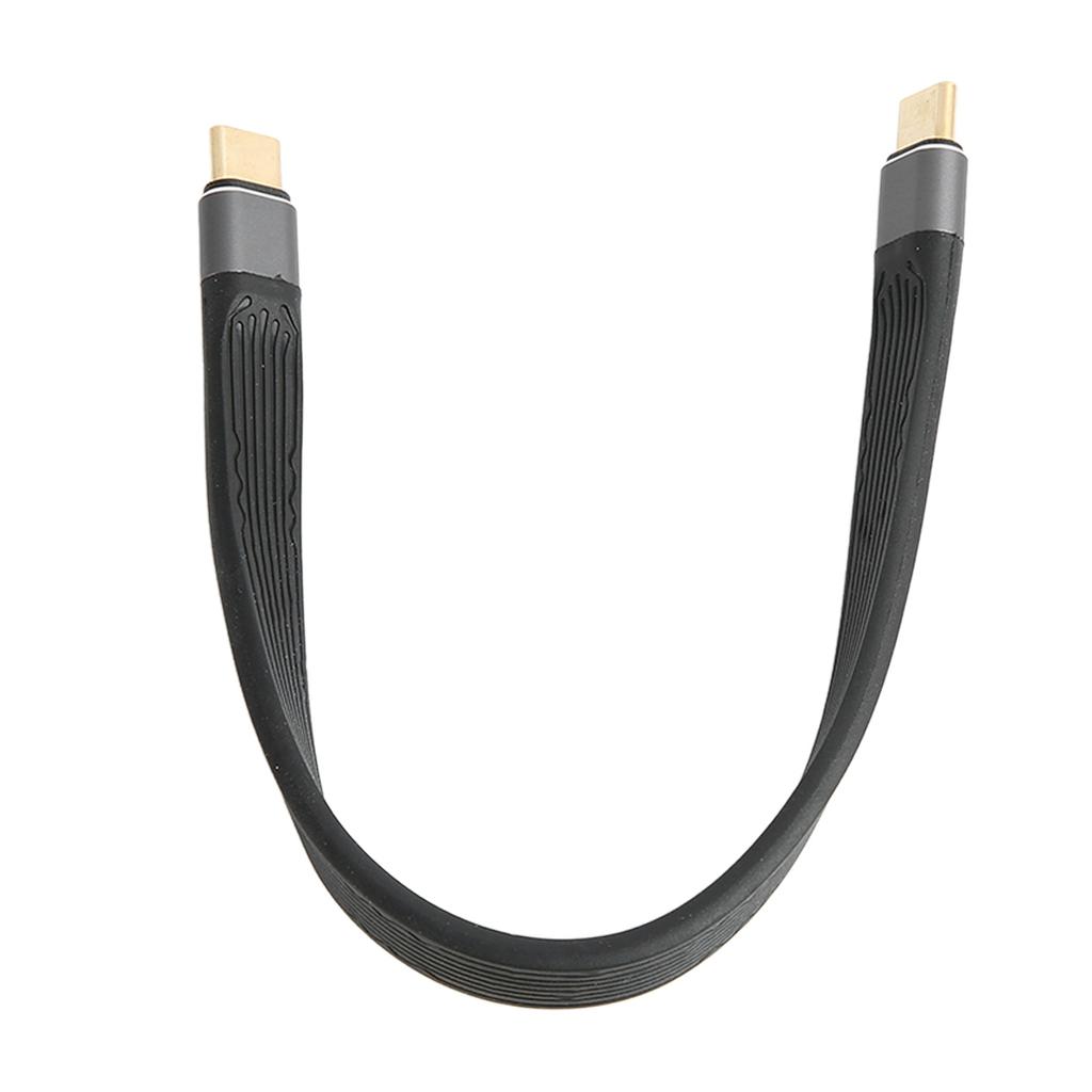 Type C To Type C Cable Male 10Gbps Data Transfer PD100W Fast Charge FPC 4K 60Hz HD Projection Line