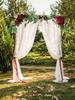 Wedding Arch Flowers Artificial Burgundy Wedding Flowers for Wedding Welcome Signs Decorations Pink