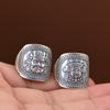 Retro Thai Silver Wide Band Wealth God Open Ring for Men and Women