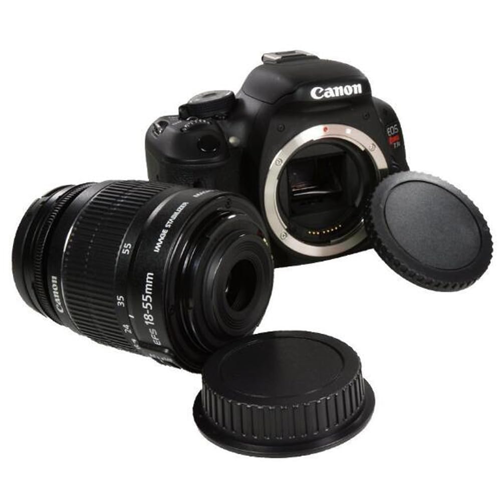 CHENLONB Lens Body Rear Lens Compatible with Canon EOS Set of 2 Caps, Covers, Series,