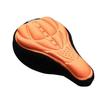 Bike 3D Saddle Seat Cover Bike Breathable Soft Comfort Pad Padded Cushion (Black)