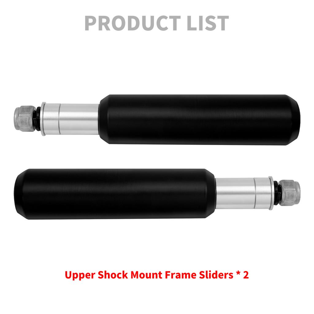 Motorcycle Upper Shock Mount Frame Sliders Falling Guards Protector For Harley Dyna Low Rider 2006-2017 Sportster XL 883 04-2022