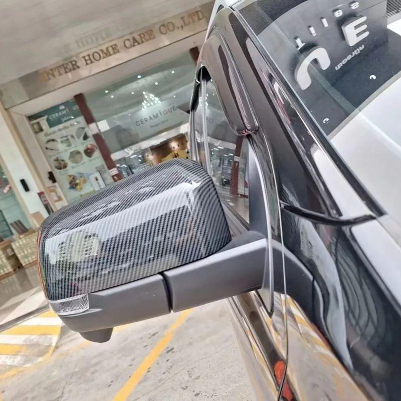 Pro Ford RANGER T9 2024 ABS Carbon Chrom Kryt Zrcátka Kryt Dekorace Samolepka Příslušenství pro Styling Auta
