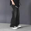 Smoky gray retro jeans men's spring and autumn new loose washed old wide-leg boys straight pants