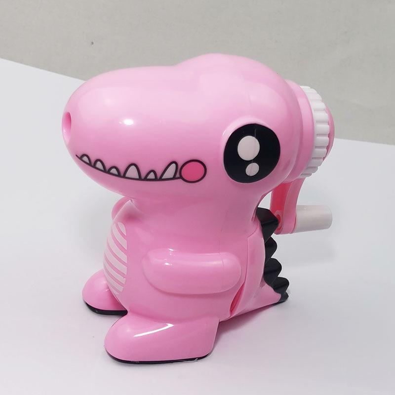 Dinosaur Cartoon Pencil Sharpener for Kids - Simple Manual Sharpener for 1st & 2nd Grade