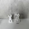 Easter Cute Rabbit Silicone Moulds Gypsum Car Mounted Incense Expanding Gypsum Decoration Mold Aromatherapy Candle Resin Molds