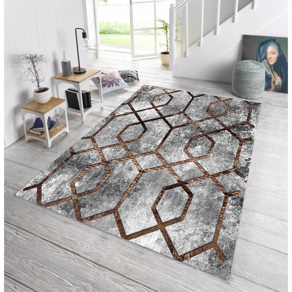 

Mosimoso Home H141 Коврик с цифровой печатью на подошве в горошек 50x80 cm чёрный