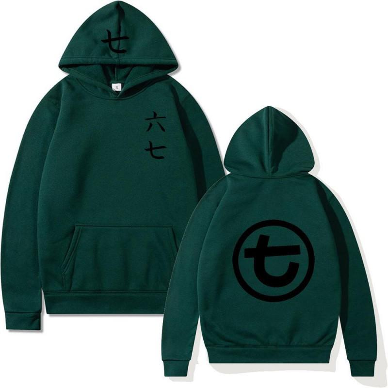 Mens Oversized Hooded Sweatshirt With Letter Print Casual Long Sleeve Pullover Fall Youth Fashion