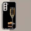 Open Champagne to Celebrate Phone Case For Samsung Galaxy S25 Edge S24 S23 FE S21 S20 S10 Plus S22 S26 Ultra Cover Clear Cases T