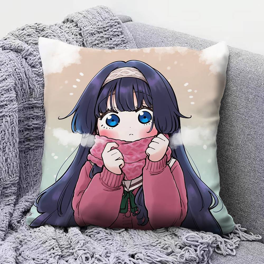 Kaoruko Waguri Kaoru Hana wa Rin to Saku Pillow Covers Home Sofa Cushion Covers and Aecorative Custom