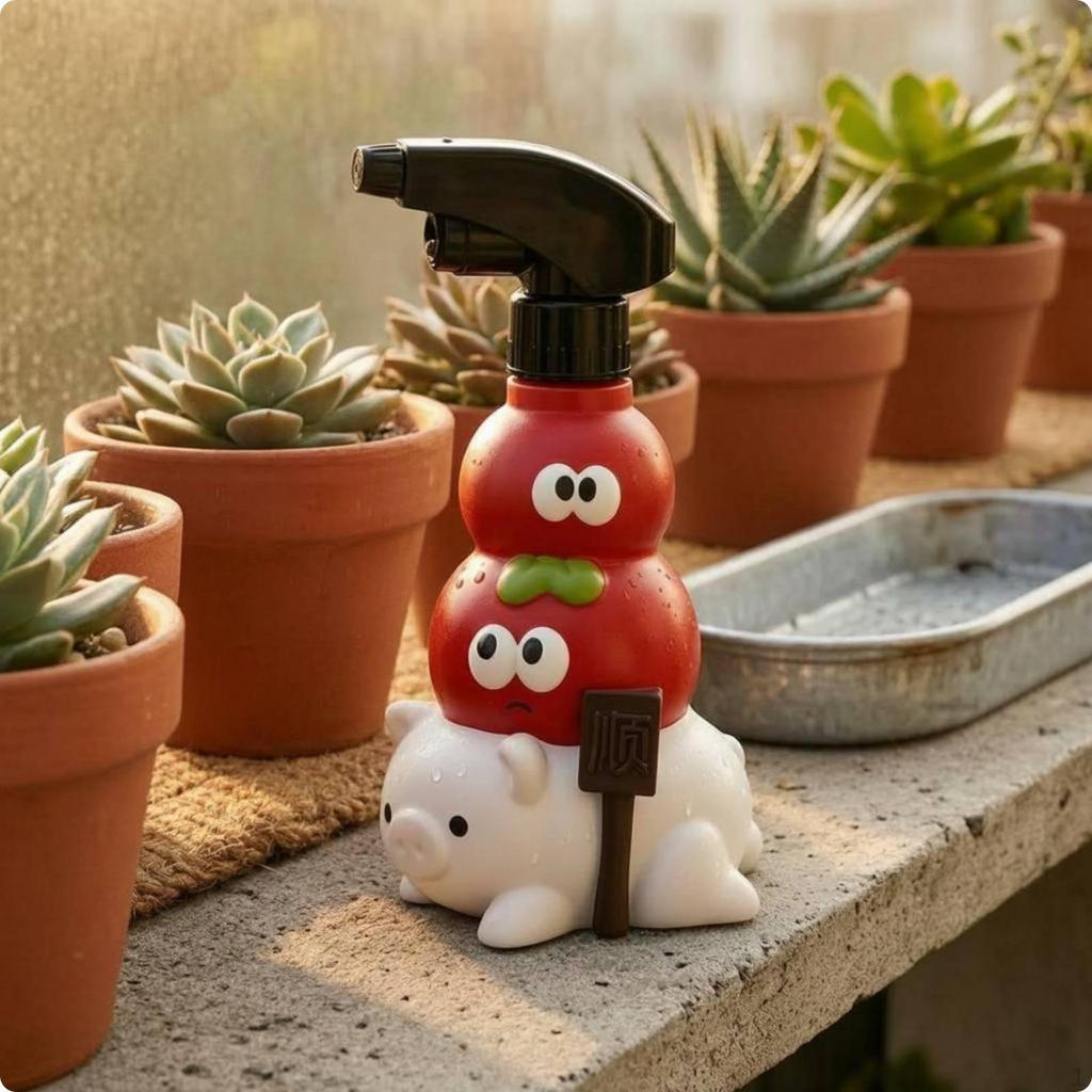 Pig Watering Bottle Cute Botanical Misting Decorative Plant for Potted Plants Fortune