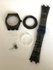 41mm Black Internal Shadow Watch Case Sapphire Glass Stainless Steel Strap Watches Accessories for NH35 NH36 4R Movement