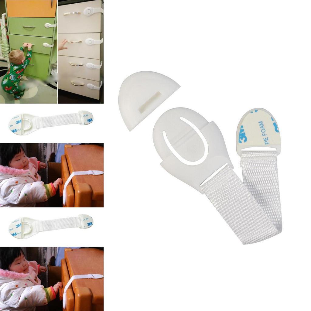 10x Baby Child Cupboard Cabinet Safety Locks For Ultimate Pet Proofing And Door Security