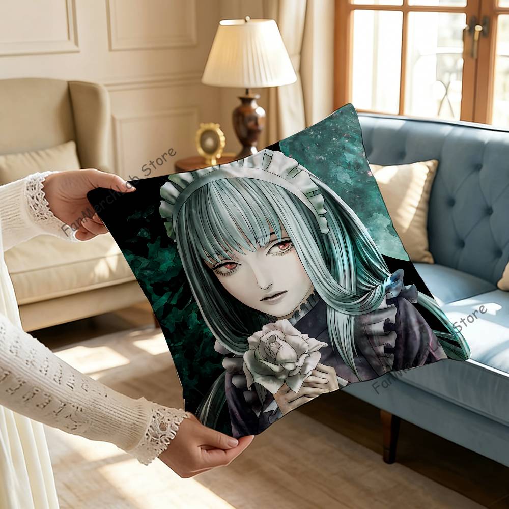 TThe House In Fata Morgana Printed Pillow Cover Cushion Case Simple Sofa Pillow Case No Pillow Core