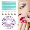 Nail Art Display Stand Set Magnetic   Holder Practice Showing Shelf Manicure Tool