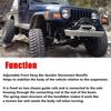 Front Sway Bar Links Disconnects For Jeep Wrangler JK JKS 2/4 Doors 2007-2018 Adjustable Quick Disconnect Parts 2.5-6" Lifts 